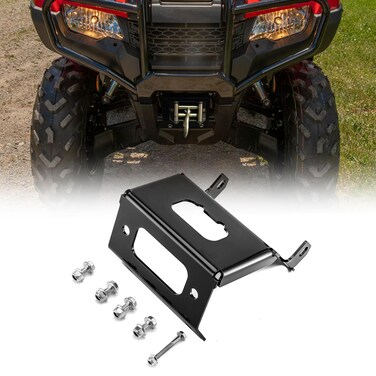WeiSen Winch Mounting Bracket Plate Compatible with Honda Rancher Foreman Rubicon TRX420 500 520 2014-2023