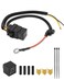 QAGGUM Fuel Pump Relay Wiring Kit Fit for Dodge Jeep Chrysler Ram Durango Grand Caravan Town &amp; Country Grand Cherokee 1500 2011-2013, Electric Fuel Pump Relay Harness Kit Replace 4727370AA CSZDV621AA