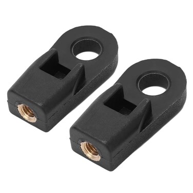 Outboard Control Box Cable End Connector, Pack of 2 ABS Copper Motor Control Box Marine Throttle Cable End Connector 67275-95600 Replacement Part Fit for SUZUKI Accessories, Black