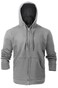 Just In Trend Flame Resistant FR Fleece Hoodies - 100% C - Heavy Weight (3X-Large, Light Grey)
