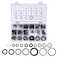 225PCS Seal Gasket Washer, Gasket AC System Seal O-Ring Kits, Universal Sealing O-Rings Gasket Assortment Set for Car, Faucet, Professional Plumbing