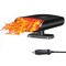 Portable Car Heater 12V 150W 360&deg; Rotation 3 in 1 Fast Heating Cooling Fan Defogger &amp; Defroster With Aroma Function Plug-in Cigarette Lighter Small Air Heater - Black