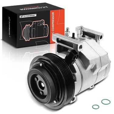 A-Premium Air Conditioner AC Compressor with Clutch Compatible with Jeep Grand Cherokee 2011-2016 &amp; Dodge Charger 2011-2013, Durango 2011-2015, Challenger 2011-2014 &amp; Chrysler 300 2011-2013, 3.0L 3.6L