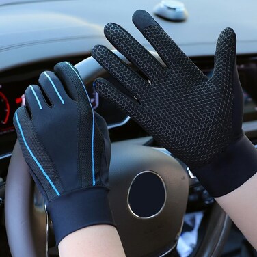 Summer Driving Gloves Cooling Cycling Gloves for Women Men Full Finger Touchscreen Gloves Non Slip Outdoor Sunblock Gloves
