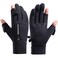 LJCUTE Winter Fingerless Fishing Gloves for Men &amp; Women, Windproof Cold Weather Touchscreen Motorcycle Cycling Gloves for Photography Hunting Driving Ski Running