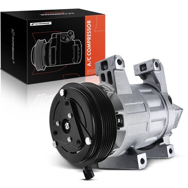 A-Premium Air Conditioner AC Compressor with Clutch Compatible with Nissan Altima 2.5L 2013-2018, VCS141C Style, 6 Grooves