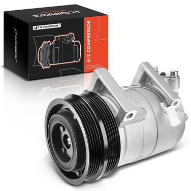 A-Premium Air Conditioner AC Compressor with Clutch Compatible with Volvo C70 2004/2006-2013, C30 2008-2013, S40/V50 2005-2011, V70 1999-2000, 1.6L 2.0L 2.3L 2.4L 2.5L