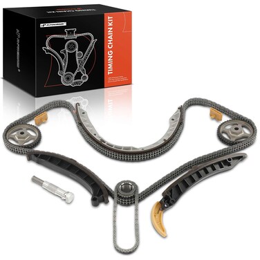 A-Premium 11PCS Engine Timing Chain Kit W/Sprocket &amp; Tensioner &amp; Guide Compatible with Porsche Cayenne 2008-2019, Panamera 2010-2016 - 4.8L, V8 - Replace# 94810516910, 94810725212