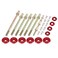 X AUTOHAUX Low Profile Engine Valve Cover Washer Bolt Kit Red for Acura for Honda K-Series Engines K20 K24