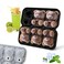 3D Bear Ice Cube Mold, Large Ice Cube Tray with Lid for Cocktail Whiskey Bourbon, Teddy Bear Ice Cube Trays for Freezer Fun Shape, Big Ice Molds Cute Candies Chocolate Mold, Black