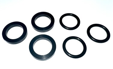 3 Sets Forklift Propane Cylinder Tank Coupler Valve O-Ring LPG Tanks Gasket