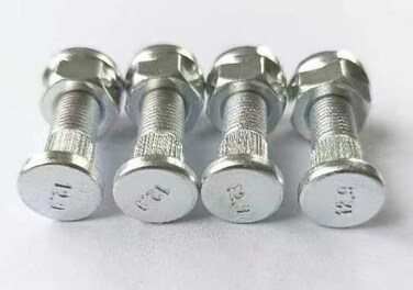 85-1114 Front Rear Wheel Studs # 0402-974 &amp; Lug Nuts 0423-408 Replacement for 2004-2024 Arctic Cat ATV 250 300 366 400 425 450 500 550 650 700 TRV ALTERRA