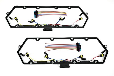 Michigan Motorsports Valve Cover Gasket with Injector Glow Plug Harness Fits 1997 to 2003 7.3L Diesel Ford Powerstroke