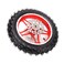 Pit Bike Rim Mini Bike Wheels 10 Inch Pit Bike Rim Dirt Bike Rear Wheel 2.5‑10In Rear Wheel Rim Tyre Assembly Nonslip Wearproof For Off Road Motorcycles Dirt Pit Bikes
