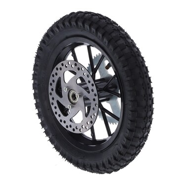 Mini Bike Rear Wheel,2.5X10 Dirt Tire And Rim,Mini Bike Front Wheel,Attendant And Transport Wheelchairs,Rear Back Wheel Tire 12.5 x 2.75in Replacement for Coolster 2 Stroke Mini Dirt Bike QG-50