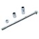 PIT BIKE 12mm AXLE WHEEL BOLT 240mm LONG SPINDLE &amp; SPACERS (225MM EXCLUDING HEAD)
