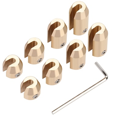 WYNNsky 8PCS Motorcycle Spoke Wheel Weights, Brass Reusable Wheel Spoke Balance for ADC Bikes and Other Spoke Wheeled Bikes