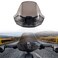 SAUTVS Dark Tinted Front Windshield for Can-Am Ryker, Adjustable Front Tinted Dustproof Durable Clear Hard Coated Wind shield for Can Am Ryker 600 900 Rally All Models Accessories (Replace #219401032)