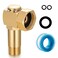 SIGURANTA Garden Hose Reel Parts Fittings Swivel Elbow Connector Garden Hose Swivel Reel Replacement Parts Brass Replacement Part Swivel Adapter (1 PCS)