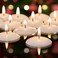 Ashlux White Floating Candles 2 inch, 24 Pack Floating Candles 5-6 Hours Long Burning, Unscented Floating Candles for Centerpieces, Wedding, Proposal Decorations, Romantic Night for Her/Him Set