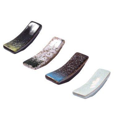 4 Pieces Japanese Chopstick Holders Ceramic Chopstick Rest