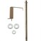 CHENJIN Deflector Hardware Kit 130968 1Set 130968 42" Deflector Mounting Hardware kit Replace Craftsman 42" Deflector for 130968 110452X 123713X 131491 532123713, 532110452, 532131491