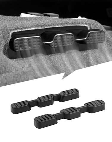 JeCar Under Seat Vent Deflectors Rear AC Vent Directional Extension Fit for RAM 2018-2023