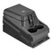 KEMIMOTO Bench Seat Console Armrest Box Cup Holder, Compatible with Can-Am Defender &amp; Defender MAX, 13L Lockable Water-Resistant Storage Box