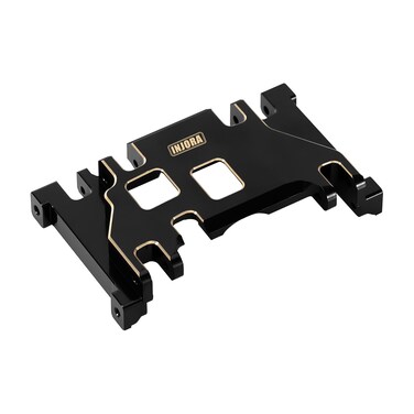 INJORA 172g Brass Skid Plate Transmission Mount for 1/10 RC Crawler FMS FCX10 Upgrade