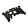 INJORA 172g Brass Skid Plate Transmission Mount for 1/10 RC Crawler FMS FCX10 Upgrade