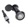 HOJLKLD Door Viewer Peephole 200 Degree Zinc Alloy with 16 mm/0.63 inch Drill Bit for 1-1/2" to 2-3/8" Doors (Black)