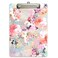 Hongri Plastic Cute Clipboard, Letter Size for Students, Teacher, Woman and Kids, Low Profile Clip, Decorative Pattern, Size 9 x 12.5 in, Pink Roses
