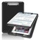 Clipboard with Storage, Clipboards 8.5x11 with Storage, Nursing Clipboard Foldable, Smooth Writing with Pen Holder Clipboards, High Capacity Storage Clipboard for Office Storage, Nurse, Kids(Black)