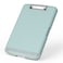 Rimilak Plastic Clipboard with Storage, 8.5 x 11 High Capacity Folio Nursing Case with Pen Holder, Folder Side-Opening for Classroom, Teacher, Student, Smooth Writing, Dark Green