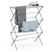 SsngygHme Drying Rack for Laundry, Foldable Clothes Drying Rack, Small Collapsible Dry Rack for Clothes, Use for Indoor &amp; Outdoor Drying Clothes, 40"x29"x14.5" (Grey)