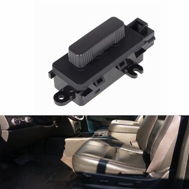 ANTUKO Power Seat Control Switch Front Left or Right Side 12450256 Replacement for 1999 2000 2001 2002 2003 2004 2005 2006 Silverado Tahoe Sierra Yukon