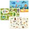Babebay Disposable Placemats for Baby, 40 Pack Sticky Toddler Placemat for Restaurants, Dining Table, Party, Travel, 12" x 18" with 3 Designs
