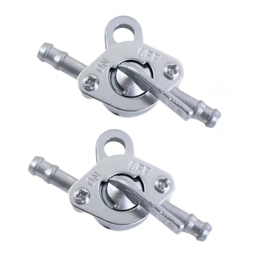 Leadigol 2 Pcs Fuel Tank Tap Valve On-Off Switch, 6mm Fuel Tank Switch for 50cc 70cc 90cc 100cc 110cc 125cc for Motorbike Dirt Bike