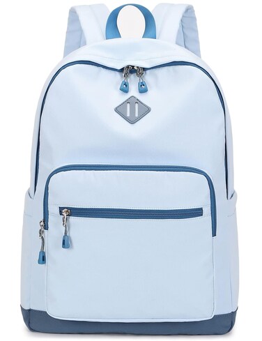 Lohol Classic Backpack for Girls Boys Teens, Lightweight Daypacks for School and Travel (Sky blue)