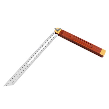 Adjustable Carpentry Square Bevel Gauge Angle Finder Blade Ruler Bevel Sliding T-bevel with Handle for Craftsman Builder Carpenter Architect Engineer (10.62 Inch)