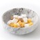 CM CHIC MONDAY Candy Dish, Marble Candy Bowl for Office Desk, Hard Candy Dispenser Servers, Entry Way Table Home Decor, Nut Dish (White&amp;Grey, 5.9 INCH)