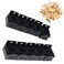 Yumfugu Pack-10 Car Relay Base Holder Replacement, 50 PCS 6.3MM/0.24In Metal Automotive Terminals, Universal 12V/24V 30-80A 5 Pin Vehicle Relay Bracket Accessories for Car Truck Boat SUV (Black)