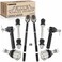 A-Premium Set of 8, Front Sway Bar Link, Lower Ball Joint, Inner &amp; Outer Tie Rod End, Compatible with Ford Mustang 1994-2004
