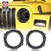 Hooke Road 7inch Headlight Mount Bracket Retainer Ring Replacement Compatible with Jeep Wrangler TJ 97-06