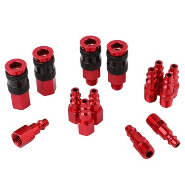 WYNNsky 1/4'' Air Compressor Hose Fittings, Universal Air Coupler, 14 Pieces Air Compressor Accessories Kit