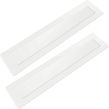 Baseball Pitching Rubber Thin Rubber Throw Down Pitcher's Mound Portable Pitching Mound Rubber Bases Plate Mat for Baseball Softball Pitcher Practice Drills Training Skill Camps (White, 4 Pcs)