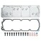 LS Gen 4 Valley Pan Cover Plate with Gasket Bolts Compatible with 2007-2013 Silverado Sierra SUV LS2 LS3 LS7, Replaces 12598832, Non AFM DOD