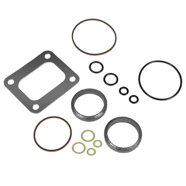 YMT 72468 Turbo Mounting Gasket Set &amp; Turbo Pedestal O-Ring Seal Gaskets for F4TZ-6N653-A F4TZ-6N653-B, Fits for Ford 7.3L Powerstroke Diesel 1994-2003