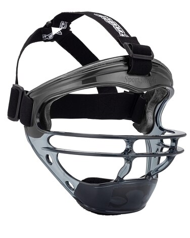 Defender Sports   Softball Baseball Fielder's Mask - Ultimate Protection and Enhanced Visibility   Fits most ages   Young, Black