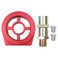 ApplianPar Aluminum Oil/Gauge Filter Sandwich Adapter Plate Kit Replacement for Racing Sport JDM